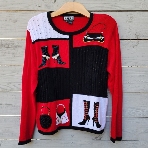 Berek Fab Fashion Beaded Cable Knit Sweater - Picture 1 of 9